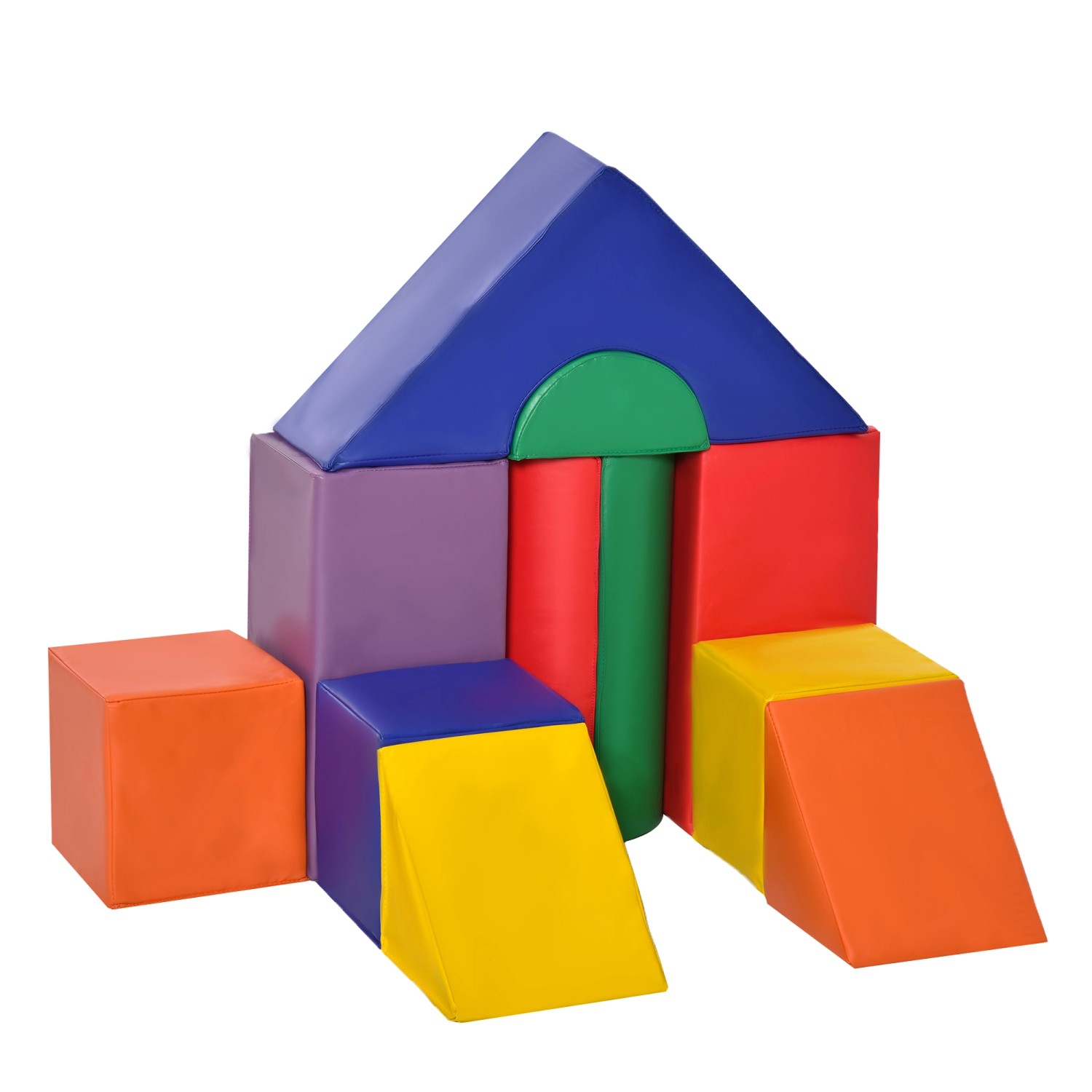 HOMCOM Bausteinset Kunstleder EPE Bunt 25L x 25B x 50H cm HOMCOM Bausteinset Kunstleder EPE Bunt 25L x 25B x 50H cm von HOMCOM