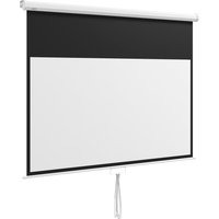 HOMCOM Beamer Leinwand 172 x 96 cm manuell, Rollleinwand für 4K HD, Filmleinwand für Heimkino und Präsentationen, weiß Aosom.de HOMCOM Beamer Leinwand 172 x 96 cm manuell, Rollleinwand für 4K HD, Filmleinwand für Heimkino und Präsentationen, weiß Aosom.de von HOMCOM