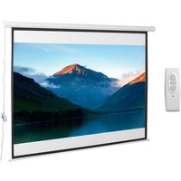 HOMCOM Beamer Leinwand Elektrisch 203 x 152cm Projektionsleinwand mit Fernbedienung HOMCOM Beamer Leinwand Elektrisch 203 x 152cm Projektionsleinwand mit Fernbedienung von HOMCOM