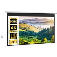 HOMCOM Beamer-Leinwand Elektrisch 266 x 149 cm 16:9 Projektionsleinwand, Metall HOMCOM Beamer-Leinwand Elektrisch 266 x 149 cm 16:9 Projektionsleinwand, Metall von HOMCOM