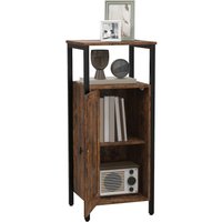 HOMCOM Beistelltisch Couchtisch im industriell Design Kaffeetisch Braun von HOMCOM