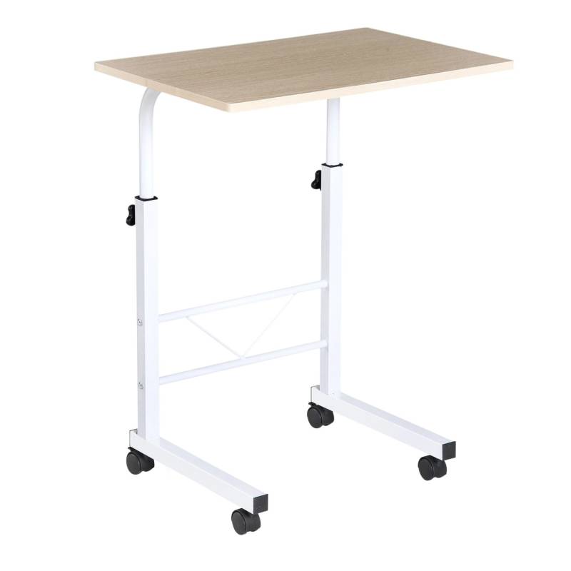 HOMCOM Beistelltisch Höhenverstellbar 60 x 40 x 68-78 cm von HOMCOM