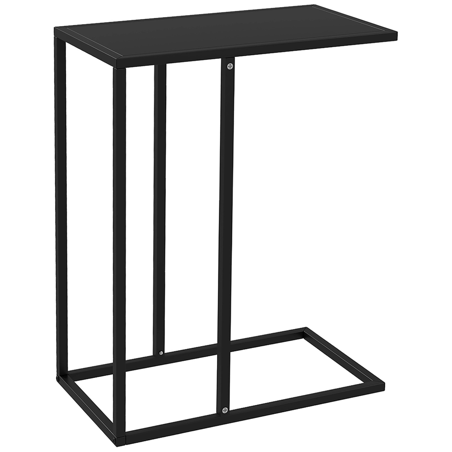 HOMCOM Beistelltisch Laptoptisch mit Stahlgestell Schwarz 46 x 26 x 60 cm HOMCOM Beistelltisch Laptoptisch mit Stahlgestell Schwarz 46 x 26 x 60 cm von HOMCOM