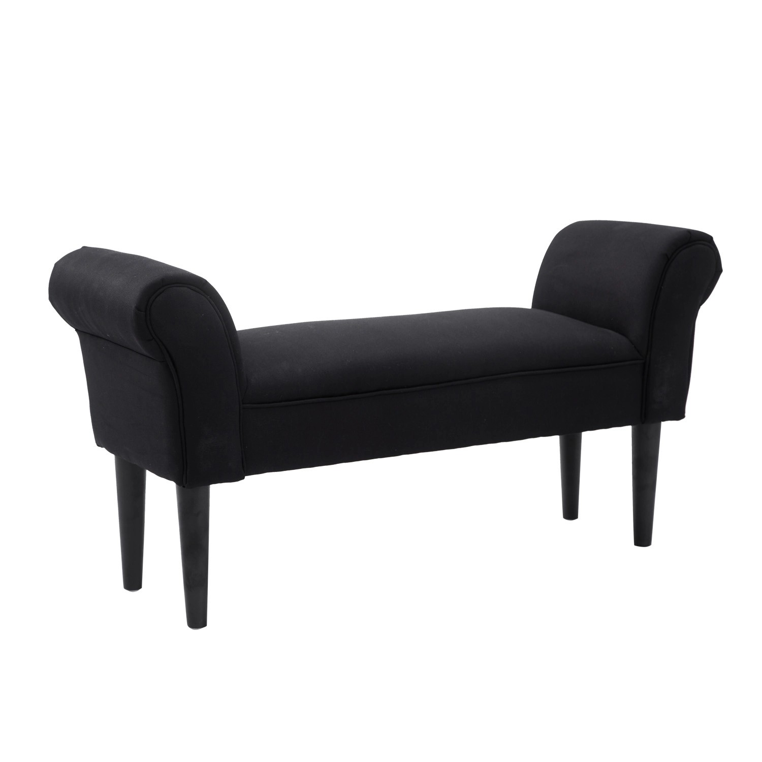 HOMCOM Bettbank bis 130 kg Belastbar Segelstoff Schwarz 102 x 36 x 51 cm HOMCOM Bettbank bis 130 kg Belastbar Segelstoff Schwarz 102 x 36 x 51 cm von HOMCOM