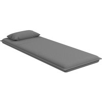 HOMCOM Bodensofa 3-in-1 Klappbar Schlafsofa, Gepolstert Sofabett mit Schlaffunktion, bis 150 kg belastbar, für Schlafzimmer, Wohnzimmer, Dunkelgrau   Aosom von HOMCOM