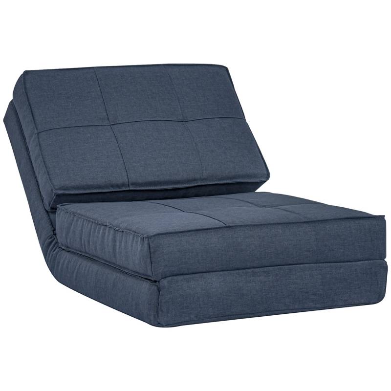 HOMCOM Bodensofa Klappbar 5-Stufig Verstellbar 61 x 73 x 58 cm von HOMCOM
