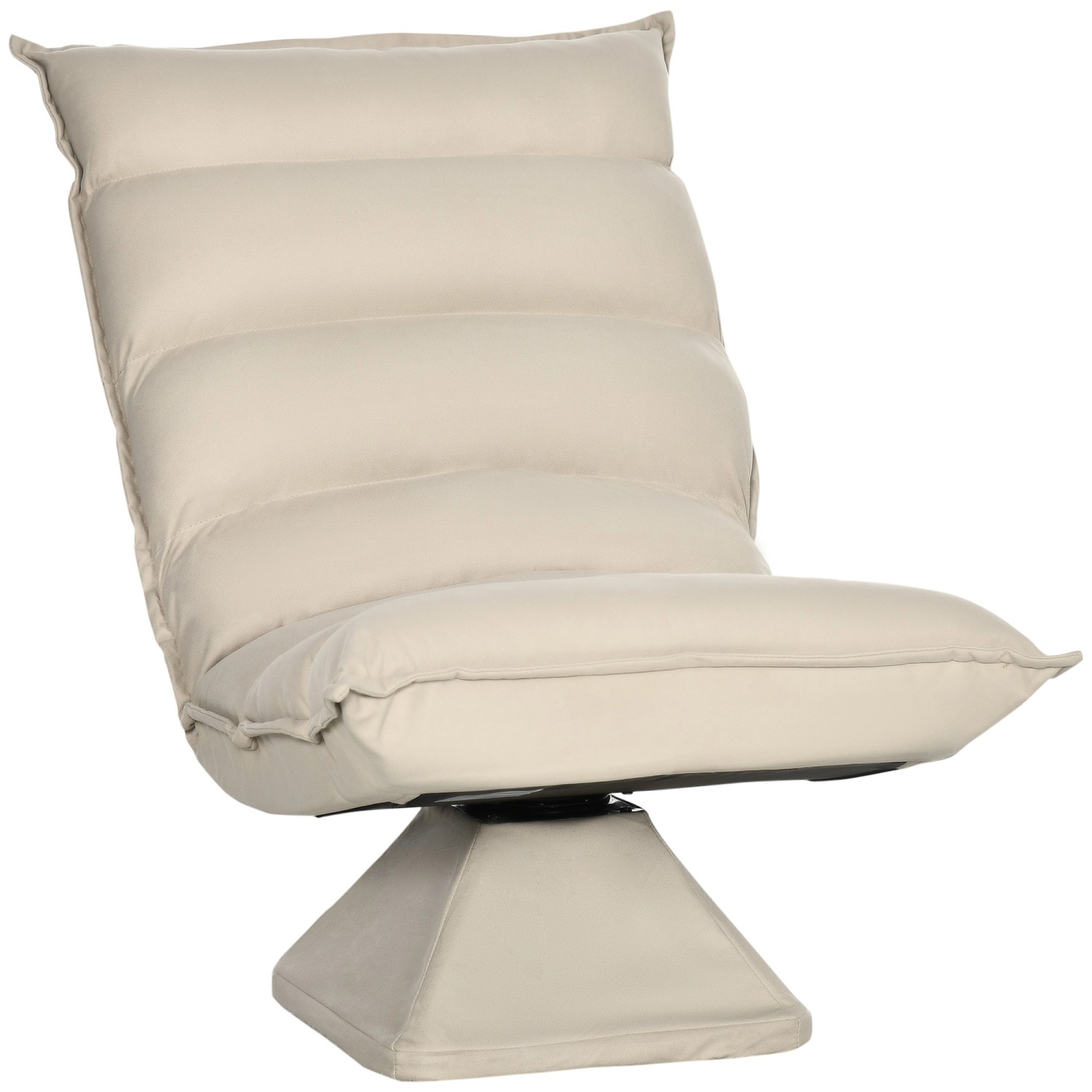 HOMCOM Bodensofa mit Verstellbarer Lehne Drehbar 62 x 70 x 95 cm HOMCOM Bodensofa mit Verstellbarer Lehne Drehbar 62 x 70 x 95 cm von HOMCOM