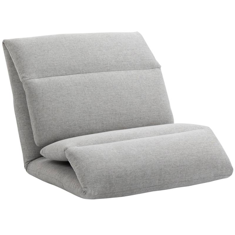 HOMCOM Bodenstuhl mit 5-Stufig mit Liegefunktion 72 x 71 x 60 cm von HOMCOM