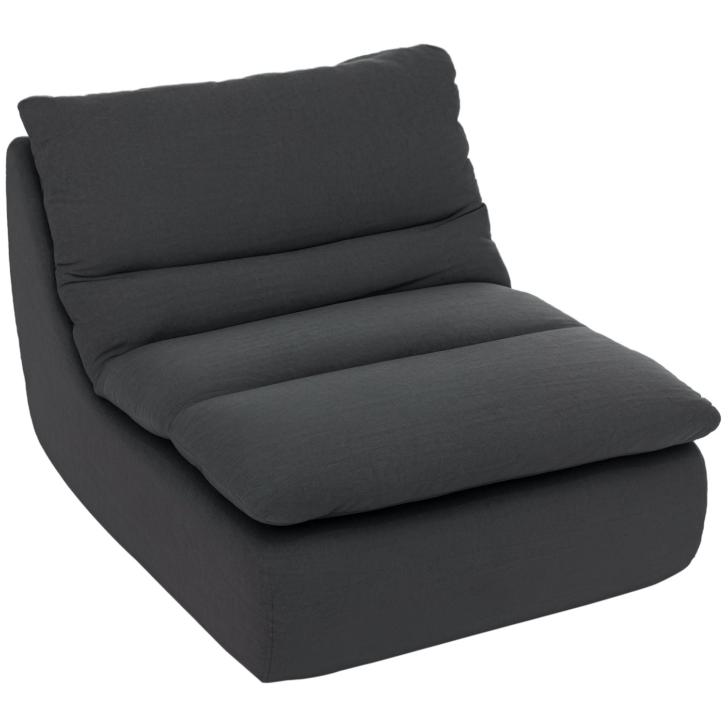HOMCOM Bodenstuhl mit Einteiligem für Zuhause Büro 103L x 82B x 75H cm Grau HOMCOM Bodenstuhl mit Einteiligem für Zuhause Büro 103L x 82B x 75H cm Grau von HOMCOM