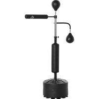 HOMCOM Boxstand Standbox-Trainer mit 2 Speedbällen, höhenverstellbar 160-230cm, Reflexstange & Saugnapf-Basis, Schwarz für Fitness & Training Aosom.de HOMCOM Boxstand Standbox-Trainer mit 2 Speedbällen, höhenverstellbar 160-230cm, Reflexstange & Saugnapf-Basis, Schwarz für Fitness & Training Aosom.de von HOMCOM