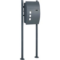 HOMCOM Briefkasten dunkelgrau B/H/L: ca. 15x44x114 cm HOMCOM Briefkasten dunkelgrau B/H/L: ca. 15x44x114 cm von HOMCOM