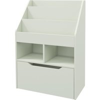HOMCOM Bücherregal Regal Mehrzweck 3 Regale 2 Fächer Große Schublade in Hellgrün aus Holz Aosom HOMCOM Bücherregal Regal Mehrzweck 3 Regale 2 Fächer Große Schublade in Hellgrün aus Holz Aosom von HOMCOM
