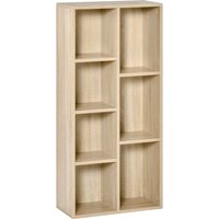 HOMCOM Bücherregal Wohnzimmerregal Bücherschrank Standschrank mit 7 Fächern Eiche Spanplatte 50 x 24 x 106 cm Aosom HOMCOM Bücherregal Wohnzimmerregal Bücherschrank Standschrank mit 7 Fächern Eiche Spanplatte 50 x 24 x 106 cm Aosom von HOMCOM