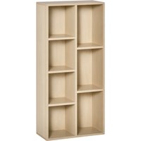 HOMCOM Bücherregal Wohnzimmerregal Bücherschrank Standschrank mit 7 Fächern Eiche Spanplatte 50 x 24 x 106 cm Aosom HOMCOM Bücherregal Wohnzimmerregal Bücherschrank Standschrank mit 7 Fächern Eiche Spanplatte 50 x 24 x 106 cm Aosom von HOMCOM