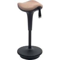 HOMCOM Bürohocker mit Schwenkfunktion, ergonomischer Arbeitshocker, höhenverstellbar 68,5-83,5 cm Sitzhocker, 360° drehbar Stehhocker, für Büro und Arbeitszimmer, Braun Aosom HOMCOM Bürohocker mit Schwenkfunktion, ergonomischer Arbeitshocker, höhenverstellbar 68,5-83,5 cm Sitzhocker, 360° drehbar Stehhocker, für Büro und Arbeitszimmer, Braun Aosom von HOMCOM