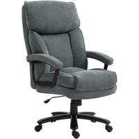HOMCOM Bürostuhl, Ergonomisch Schreibtischstuhl mit Wippfunktion, Leinenoptik HOMCOM Bürostuhl, Ergonomisch Schreibtischstuhl mit Wippfunktion, Leinenoptik von HOMCOM