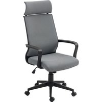 HOMCOM Bürostuhl, Ergonomischer Schreibtischstuhl mit Armlehne, Kopfstütze, Höhenverstellbarer Drehstuhl mit Wippfunktion, Computerstuhl mit Kunstwolle-Optik, Dunkelgrau Aosom HOMCOM Bürostuhl, Ergonomischer Schreibtischstuhl mit Armlehne, Kopfstütze, Höhenverstellbarer Drehstuhl mit Wippfunktion, Computerstuhl mit Kunstwolle-Optik, Dunkelgrau Aosom von HOMCOM