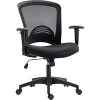 HOMCOM Bürostuhl, Ergonomischer Schreibtischstuhl mit höhenverstellbar Armlehne,Lendenwirbelstütze, Höhenverstellbarer Drehstuhl mit Wippfunktion, Computerstuhl mit Netzbespannung, Schwarz   Aosom von HOMCOM