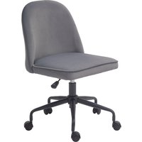 HOMCOM Bürostuhl Drehstuhl, höhenverstellbar mit drehbaren Rollen, Kippfunktion, Maße 52L x 52B x 88H cm samtiger Grau Aosom HOMCOM Bürostuhl Drehstuhl, höhenverstellbar mit drehbaren Rollen, Kippfunktion, Maße 52L x 52B x 88H cm samtiger Grau Aosom von HOMCOM