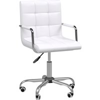 HOMCOM Bürostuhl höhenverstellbar 84-99H cm ergonomischer Drehstuhl Chefsessel für Büro und Homeoffice PU Weiß Aosom.de HOMCOM Bürostuhl höhenverstellbar 84-99H cm ergonomischer Drehstuhl Chefsessel für Büro und Homeoffice PU Weiß Aosom.de von HOMCOM