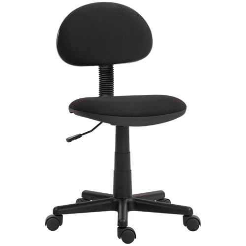 HOMCOM Bürostuhl Ergonomischer Schreibtischstuhl, Höhenverstellbarer Drehstuhl aus Elastischer Stoff Computerstuhl für Arbeitszimmer Schwarz HOMCOM Bürostuhl Ergonomischer Schreibtischstuhl, Höhenverstellbarer Drehstuhl aus Elastischer Stoff Computerstuhl für Arbeitszimmer Schwarz von HOMCOM