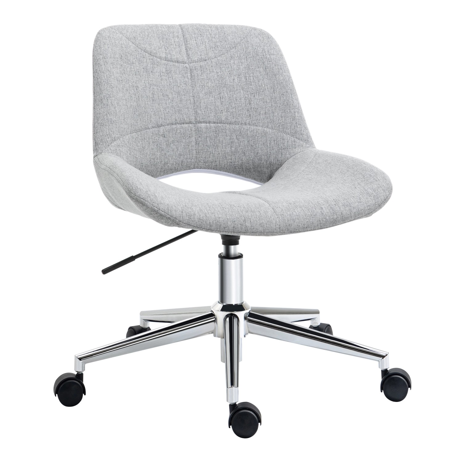 HOMCOM Bürostuhl Höhenverstellbar mit Leinenoptik HOMCOM Bürostuhl Höhenverstellbar mit Leinenoptik von HOMCOM