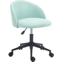 HOMCOM Bürostuhl Schreibtischstuhl in Samtoptik 360° drehbar höhenverstellbar gebogene Rückenlehne für Büro grün Aosom HOMCOM Bürostuhl Schreibtischstuhl in Samtoptik 360° drehbar höhenverstellbar gebogene Rückenlehne für Büro grün Aosom von HOMCOM