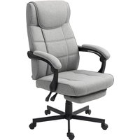 HOMCOM Bürostuhl mit Massagefunktion Ergonomischer Chefsessel mit Liegefunktion Fußstütze Höhenverstellbar 360° Drehbar Schreibtischstuhl Computerstuhl mit Leinenoptik, Grau Aosom HOMCOM Bürostuhl mit Massagefunktion Ergonomischer Chefsessel mit Liegefunktion Fußstütze Höhenverstellbar 360° Drehbar Schreibtischstuhl Computerstuhl mit Leinenoptik, Grau Aosom von HOMCOM