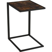 HOMCOM C-Form Beistelltisch Kaffeetisch Couchtisch Standtisch Metall MDF rustikal-braun 40,6 x 50,8 x 64,2 cm für Wohnzimmer Aosom.de HOMCOM C-Form Beistelltisch Kaffeetisch Couchtisch Standtisch Metall MDF rustikal-braun 40,6 x 50,8 x 64,2 cm für Wohnzimmer Aosom.de von HOMCOM
