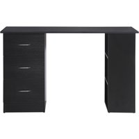 HOMCOM Computertisch Büromöbel 3 Schubladen + 3 Regale Große Arbeitsplatte 120L x 49B x 72H cm MDF Schwarz Aosom HOMCOM Computertisch Büromöbel 3 Schubladen + 3 Regale Große Arbeitsplatte 120L x 49B x 72H cm MDF Schwarz Aosom von HOMCOM