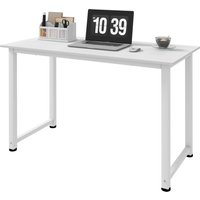 HOMCOM Computertisch Esstisch 120L x 60B x 76H cm Weiß Multifunktion Große Arbeitsfläche Robuster Metallrahmen Aosom HOMCOM Computertisch Esstisch 120L x 60B x 76H cm Weiß Multifunktion Große Arbeitsfläche Robuster Metallrahmen Aosom von HOMCOM