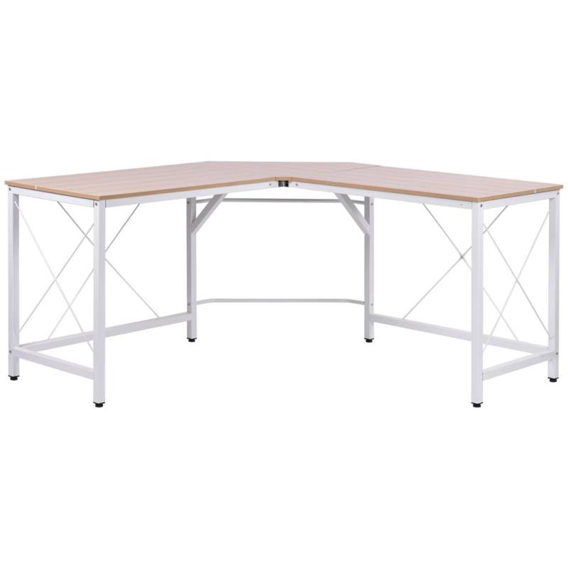 HOMCOM Computertisch L-Form Eckschreibtisch von HOMCOM