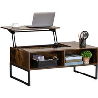 HOMCOM Couchtisch, BxH: 60 x 40 cm, eckig - braun HOMCOM Couchtisch, BxH: 60 x 40 cm, eckig - braun von HOMCOM