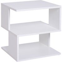 HOMCOM Couchtisch Beistelltisch Betttisch mit modernes Design, leicht zu montieren, Spanplatte, Weiß Aosom HOMCOM Couchtisch Beistelltisch Betttisch mit modernes Design, leicht zu montieren, Spanplatte, Weiß Aosom von HOMCOM