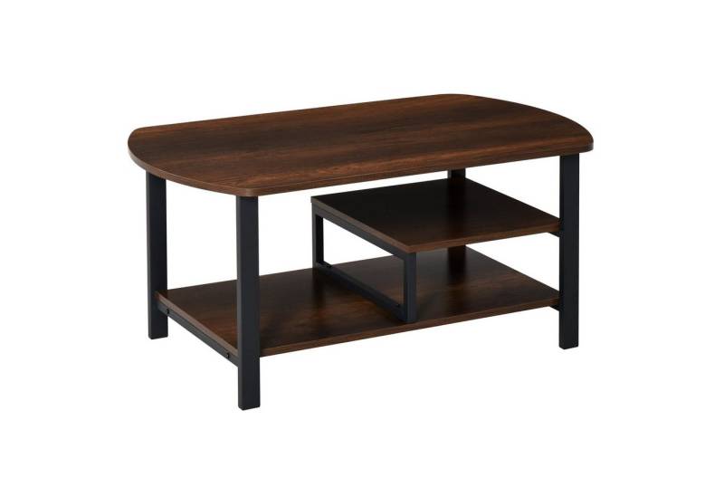 HOMCOM Couchtisch Couchtisch im industriellen Stil von HOMCOM