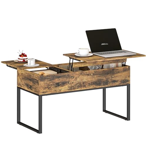 HOMCOM Couchtisch Lift-Up Couchtisch mit verschiebbarer Arbeitsplatte Soft Close Soft Close Verdeckter Stauraum 100x45x67 cm Rustikal Braun HOMCOM Couchtisch Lift-Up Couchtisch mit verschiebbarer Arbeitsplatte Soft Close Soft Close Verdeckter Stauraum 100x45x67 cm Rustikal Braun von HOMCOM