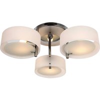 HOMCOM Deckenlampe 3-flammig B31-011 weiß Acryl Glas B/H: ca. 64x20 cm E27 3 Brennstellen HOMCOM Deckenlampe 3-flammig B31-011 weiß Acryl Glas B/H: ca. 64x20 cm E27 3 Brennstellen von HOMCOM