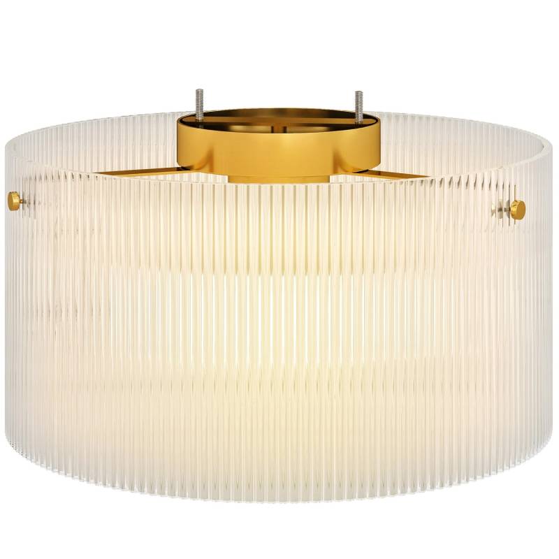 HOMCOM Deckenlampe Deckenleuchte mit E27 Fassung Runde von HOMCOM