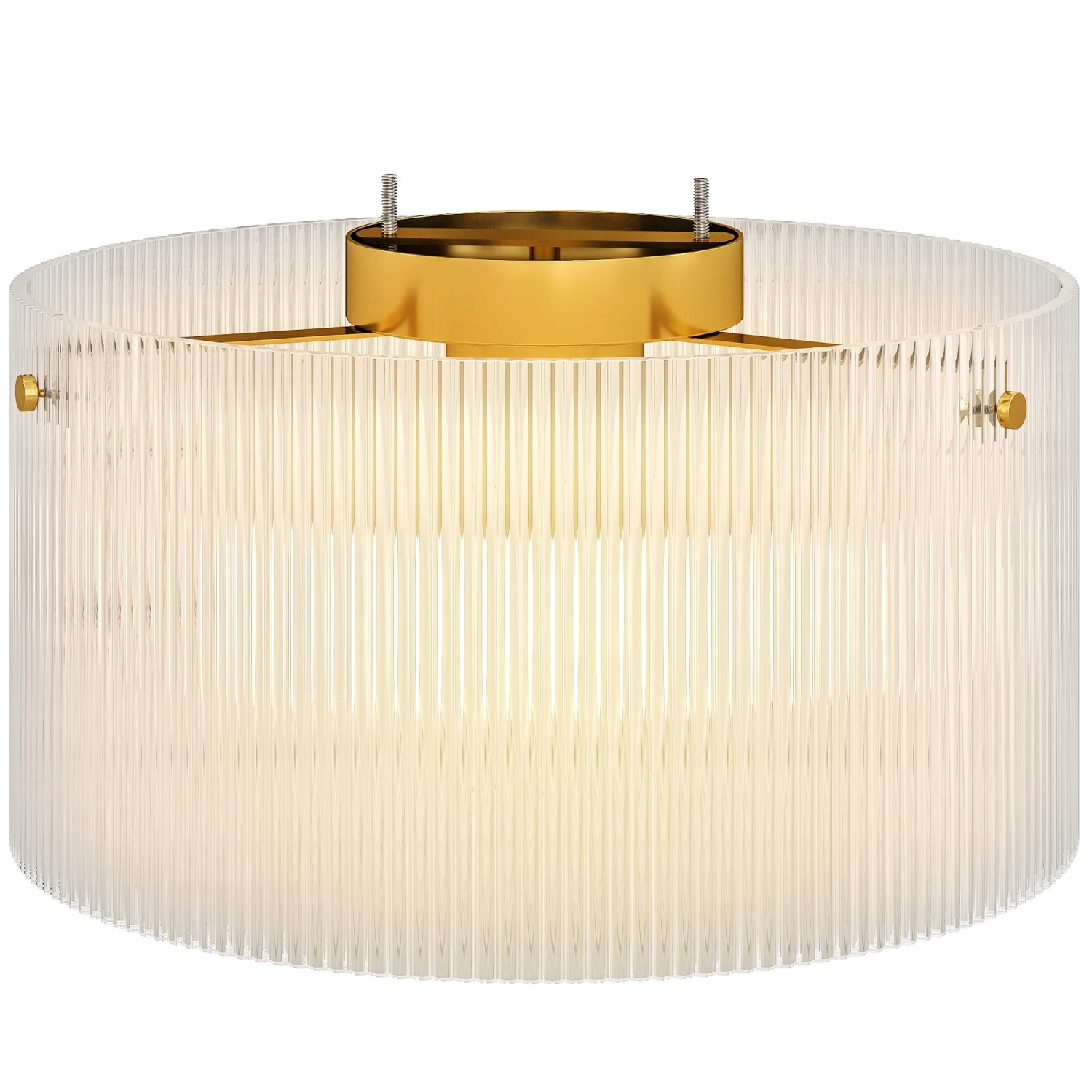 HOMCOM Deckenlampe Deckenleuchte mit E27 Fassung Runde von HOMCOM