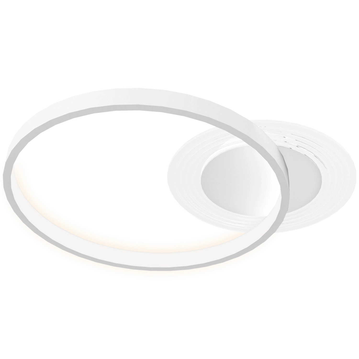 HOMCOM Deckenlampe Deckenleuchte mit Zwei-Ring-Design 3 Lichtfarbe HOMCOM Deckenlampe Deckenleuchte mit Zwei-Ring-Design 3 Lichtfarbe von HOMCOM