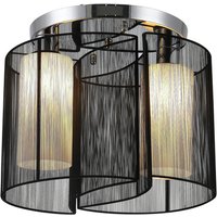 HOMCOM Deckenleuchte, Ø: 47,5 cm, schwarz HOMCOM Deckenleuchte, Ø: 47,5 cm, schwarz von HOMCOM