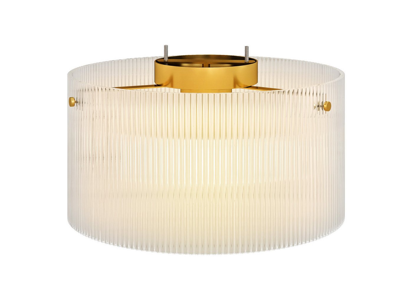 HOMCOM Deckenleuchte Deckenleuchte mit E27 Fassung, Ohne Leuchtmittel, für Schlafzimmer Wohnzimmer Ø32 x 16,5 cm, exkl.Glühbirne Transparent HOMCOM Deckenleuchte Deckenleuchte mit E27 Fassung, Ohne Leuchtmittel, für Schlafzimmer Wohnzimmer Ø32 x 16,5 cm, exkl.Glühbirne Transparent von HOMCOM