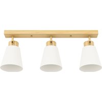 HOMCOM Deckenleuchte LED 40W 3-flammige Deckenlampe mit Doppelmontage, 90° verstellbaren Köpfen Wohnzimmerlampe mit 3 E27-Fassungen Küchenlampe Deckenbeleuchtung für Wohnzimmer Schlafzimmer Flur Aosom HOMCOM Deckenleuchte LED 40W 3-flammige Deckenlampe mit Doppelmontage, 90° verstellbaren Köpfen Wohnzimmerlampe mit 3 E27-Fassungen Küchenlampe Deckenbeleuchtung für Wohnzimmer Schlafzimmer Flur Aosom von HOMCOM