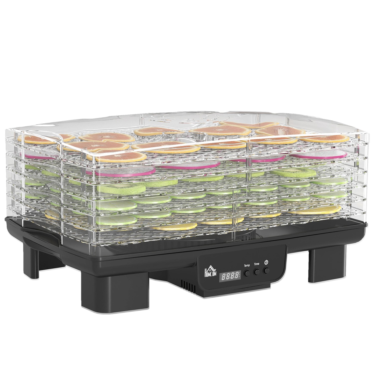 HOMCOM Dörrautomat Dörrgerät Kunststoff Schwarz 43L x 29,5B x 28H cm HOMCOM Dörrautomat Dörrgerät Kunststoff Schwarz 43L x 29,5B x 28H cm von HOMCOM