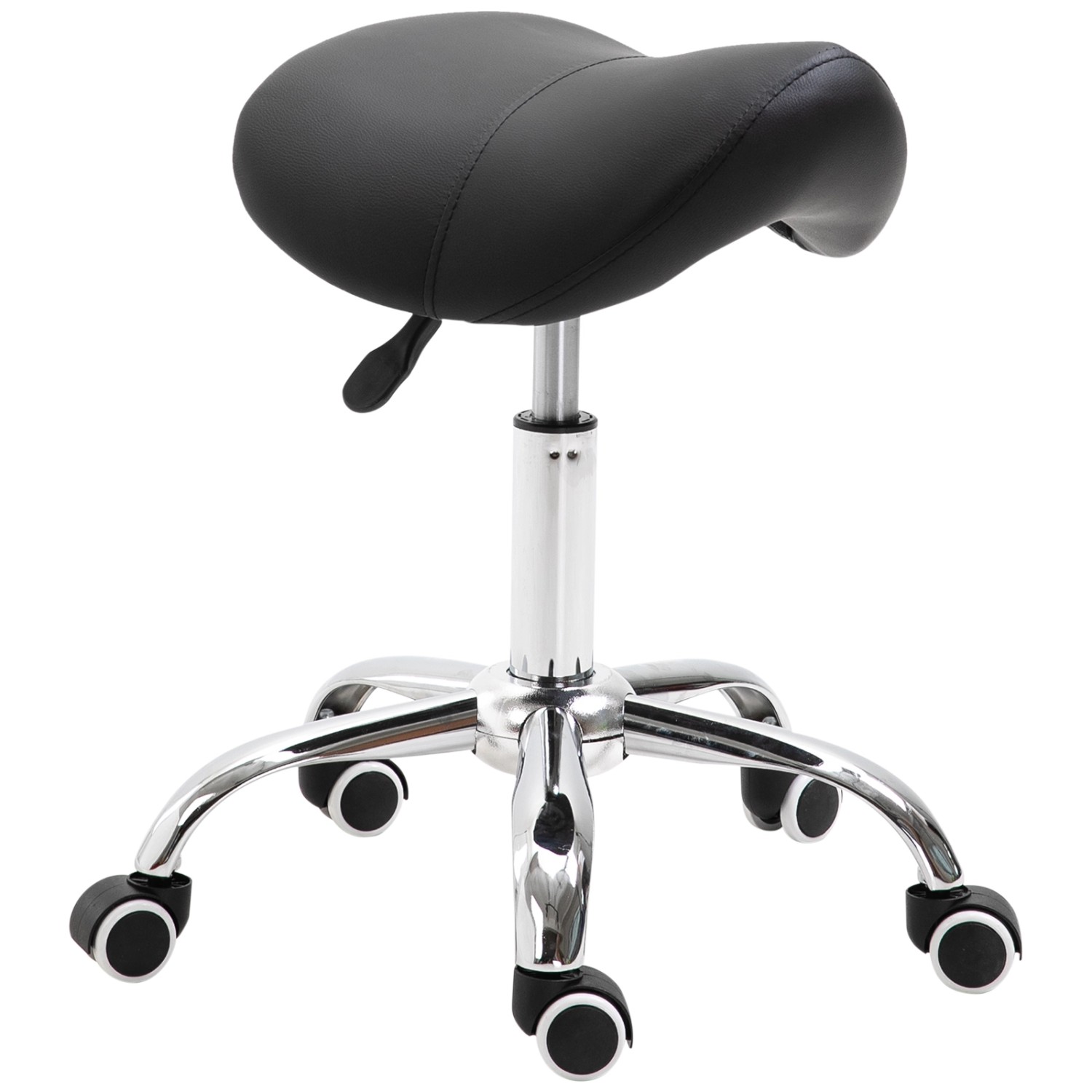 HOMCOM Drehstuhl Rollhocker Höhenverstellbar HOMCOM Drehstuhl Rollhocker Höhenverstellbar von HOMCOM