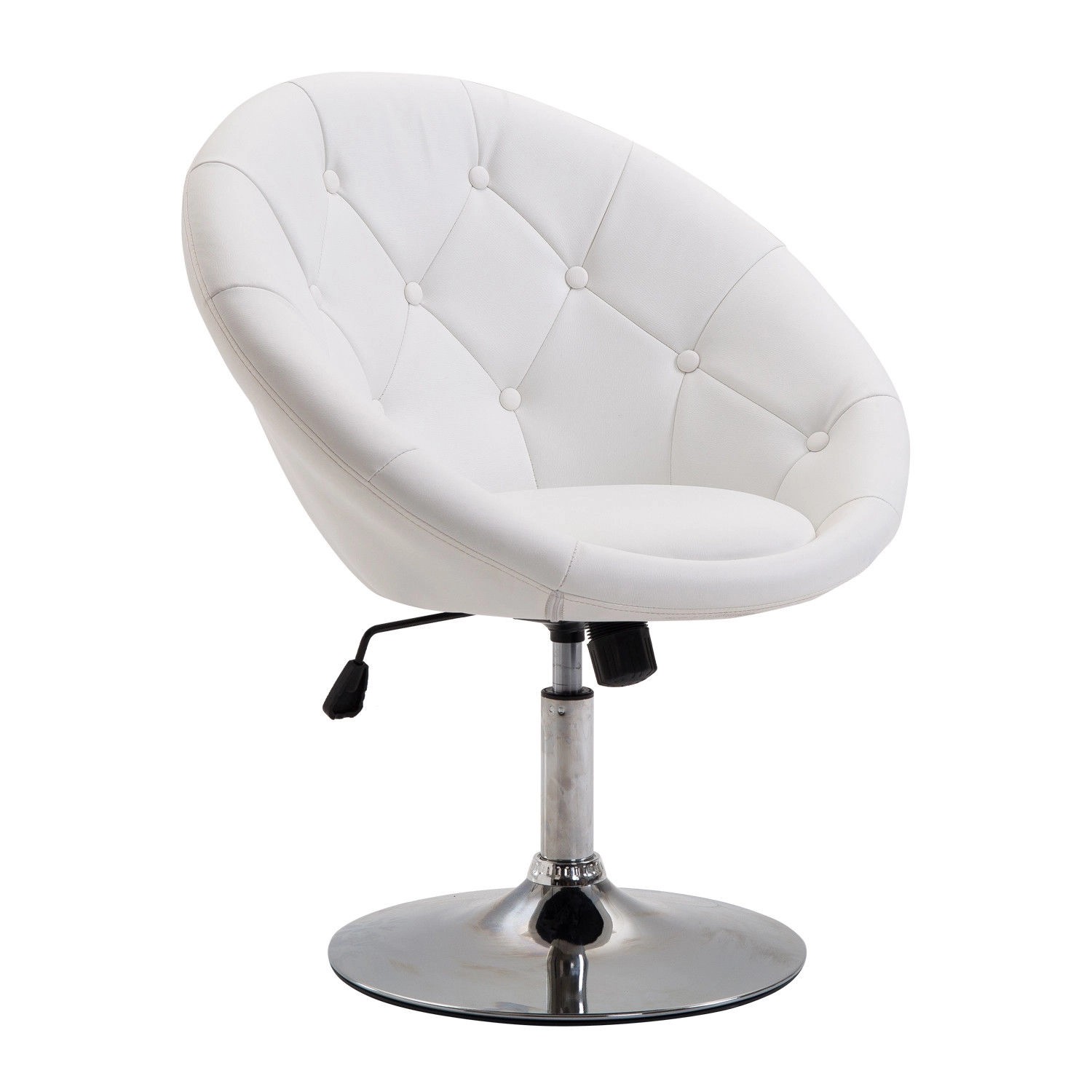 HOMCOM Drehstuhl Verchromt 71x59x78-90cm HOMCOM Drehstuhl Verchromt 71x59x78-90cm von HOMCOM