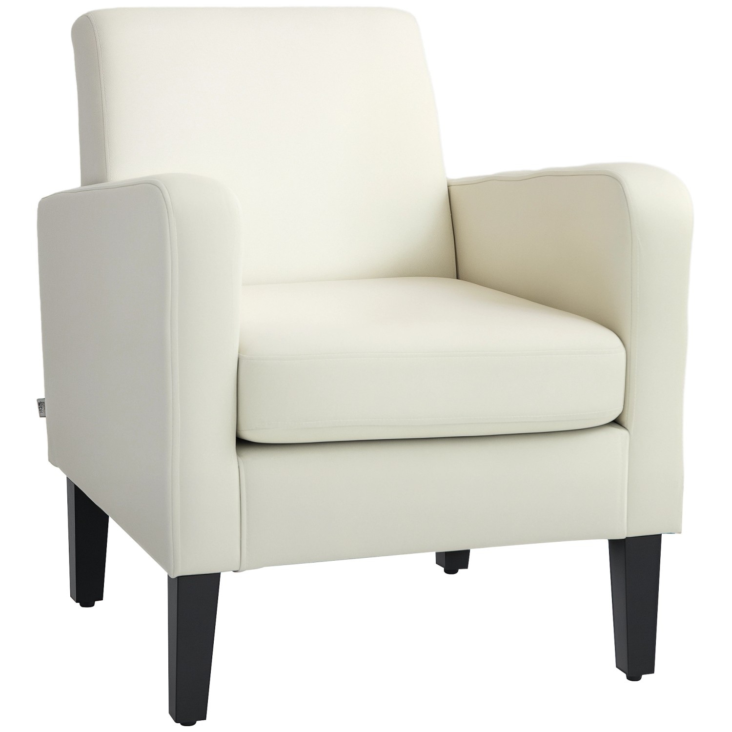 HOMCOM Einzelsessel Polyester Schaumstoff Cremeweiß 66B x 72T x 74H cm HOMCOM Einzelsessel Polyester Schaumstoff Cremeweiß 66B x 72T x 74H cm von HOMCOM