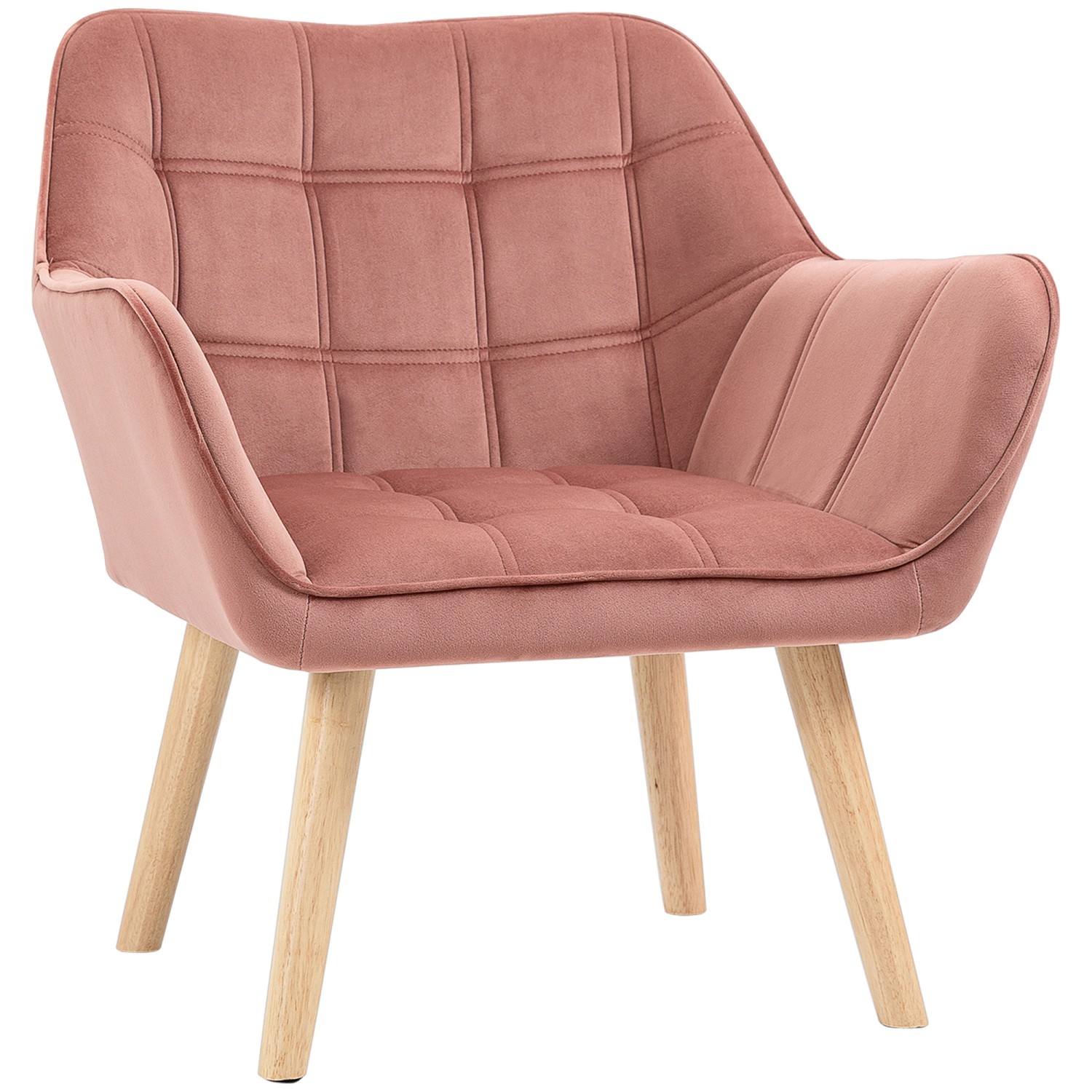 HOMCOM Einzelsessel mit Samt 67 x 61 5 x 71 cm HOMCOM Einzelsessel mit Samt 67 x 61 5 x 71 cm von HOMCOM