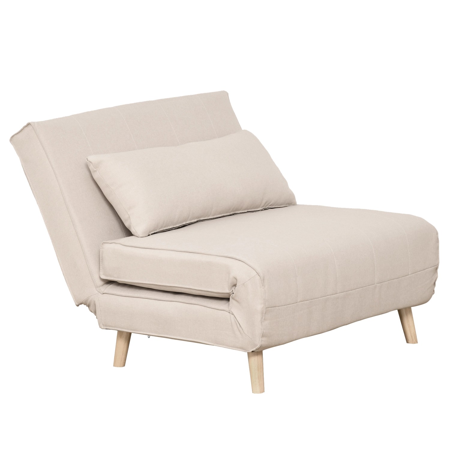 HOMCOM Einzelsofa Verstellbar Rückenlehne Liege 94 x 78 x80cm HOMCOM Einzelsofa Verstellbar Rückenlehne Liege 94 x 78 x80cm von HOMCOM