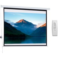 HOMCOM Elektrische Beamer Leinwand 171 x 130 cm 4:3 mit Fernbedienung, Projektionsleinwand für Heimkino & Präsentationen in Weiß Aosom.de HOMCOM Elektrische Beamer Leinwand 171 x 130 cm 4:3 mit Fernbedienung, Projektionsleinwand für Heimkino & Präsentationen in Weiß Aosom.de von HOMCOM